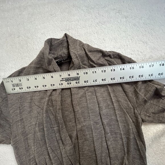 Lafayette 148 New York Womens Shawl Collar Wool Cardigan Sweater Small Gray - Picture 5 of 10